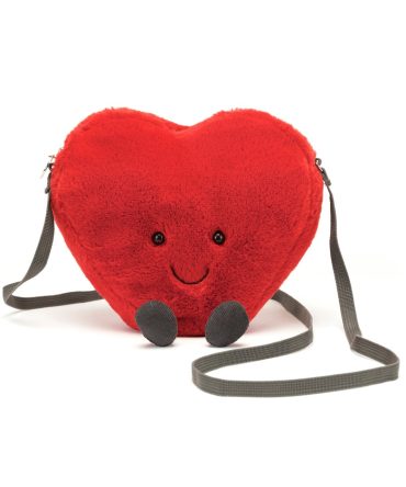 Amuseable Red Heart Bag