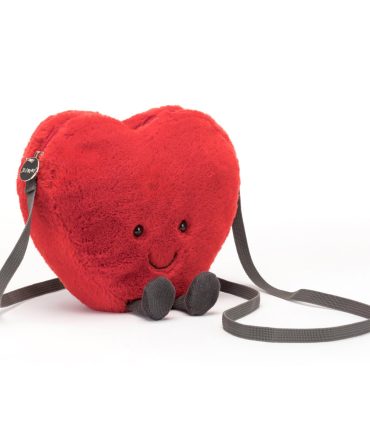 Amuseable Red Heart Bag