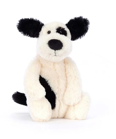 Bashful Black & Cream Puppy Little (Small)