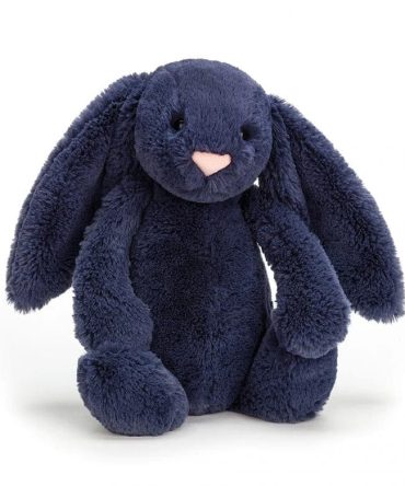 Bashful Navy Bunny Original (Medium)