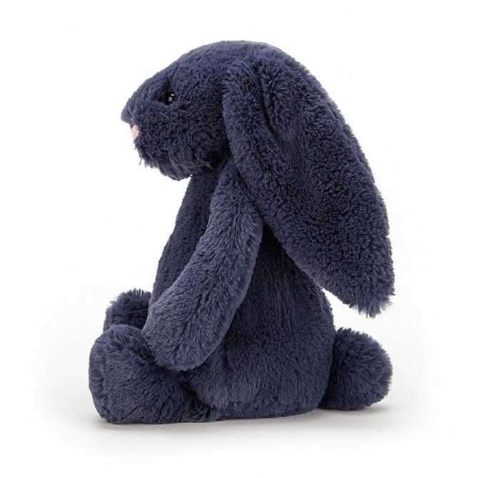 Bashful Navy Bunny Original (Medium)