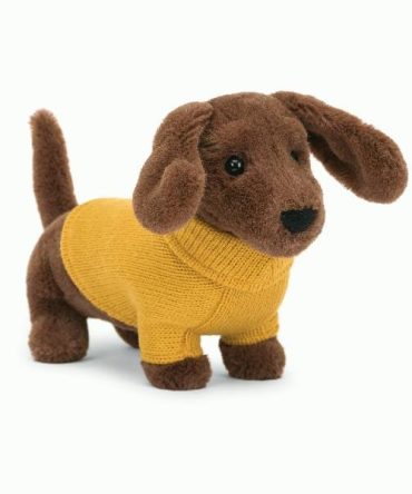 Sweater Sausage Dog Yellow